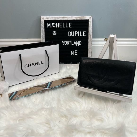 CHANEL Handbags - Chanel caviar long wallet